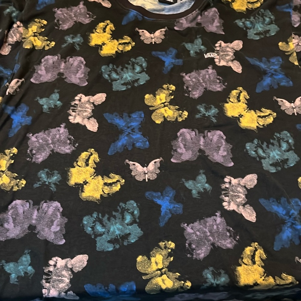 Vans tie die butterfly tee